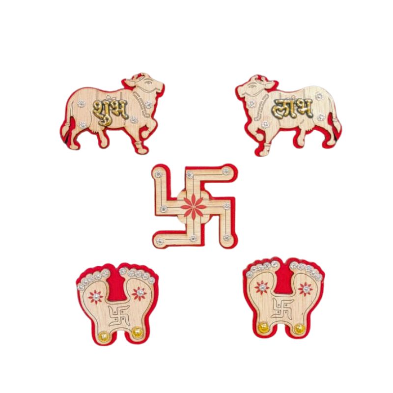 Fancy Diwali Sticker Set With Lakshmi Charan-Global Food Hub