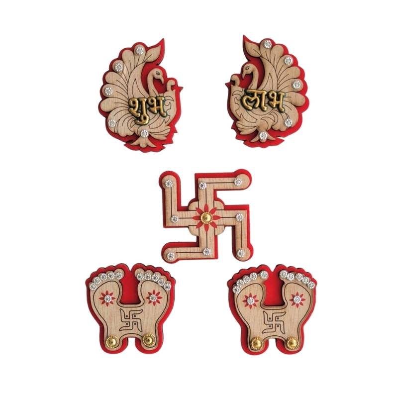 Fancy Diwali Sticker Set With Lakshmi Charan-Global Food Hub