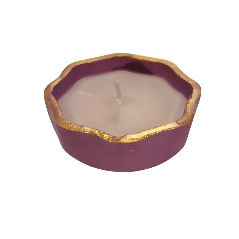 Fancy Diya With Wax Candle CL-53-Global Food Hub