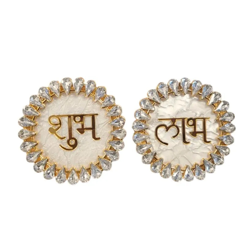 Fancy Premium Shubh Labh Stickers-Global Food Hub