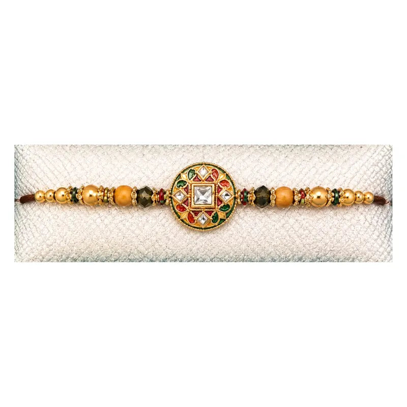 Fancy Rakhi S4 on Gift-Pillow-Global Food Hub