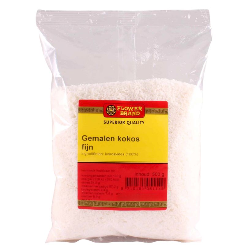 Flower Brand Coconut Ground Fine - 500g-Global Food Hub