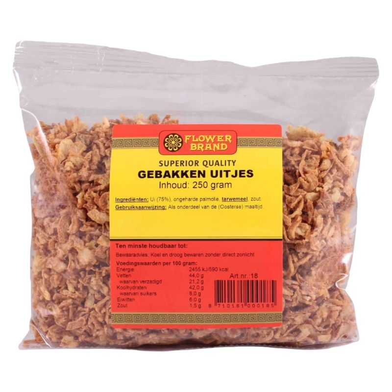 Flower Brand Gebakken Uitjes / Fried Onions - 250g-Global Food Hub