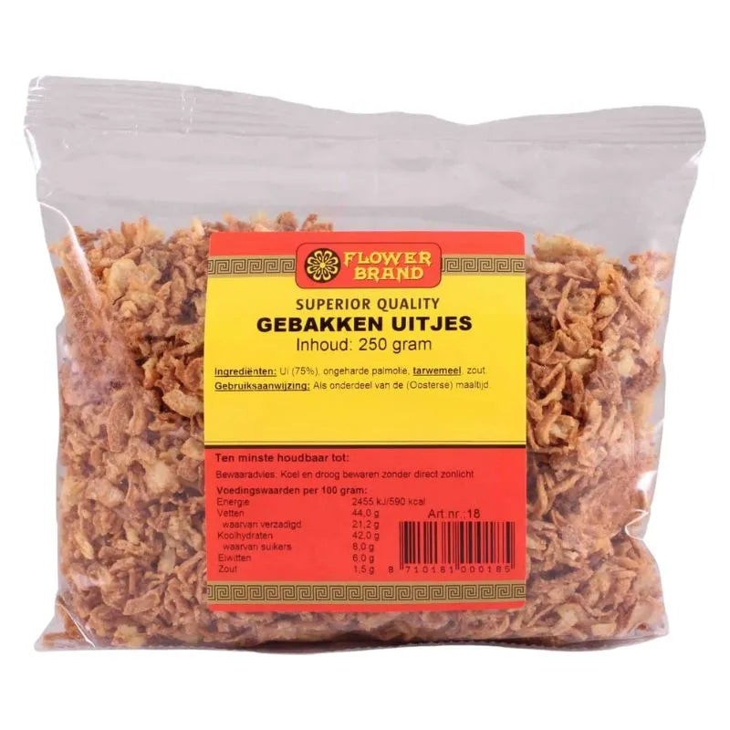 Flower Brand Gebakken Uitjes / Fried Onions - 250g-Global Food Hub