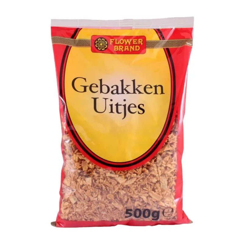 Flower Brand Gebakken Uitjes / Fried Onions - 500g-Global Food Hub