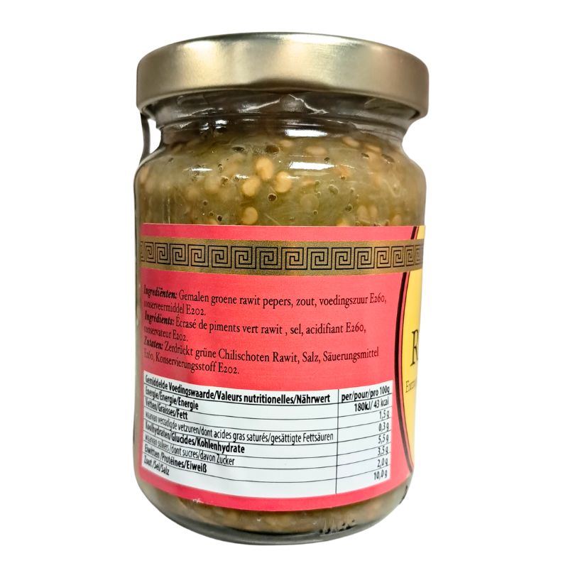 Flower Brand Sambal Rawit Groen - 375g-Global Food Hub