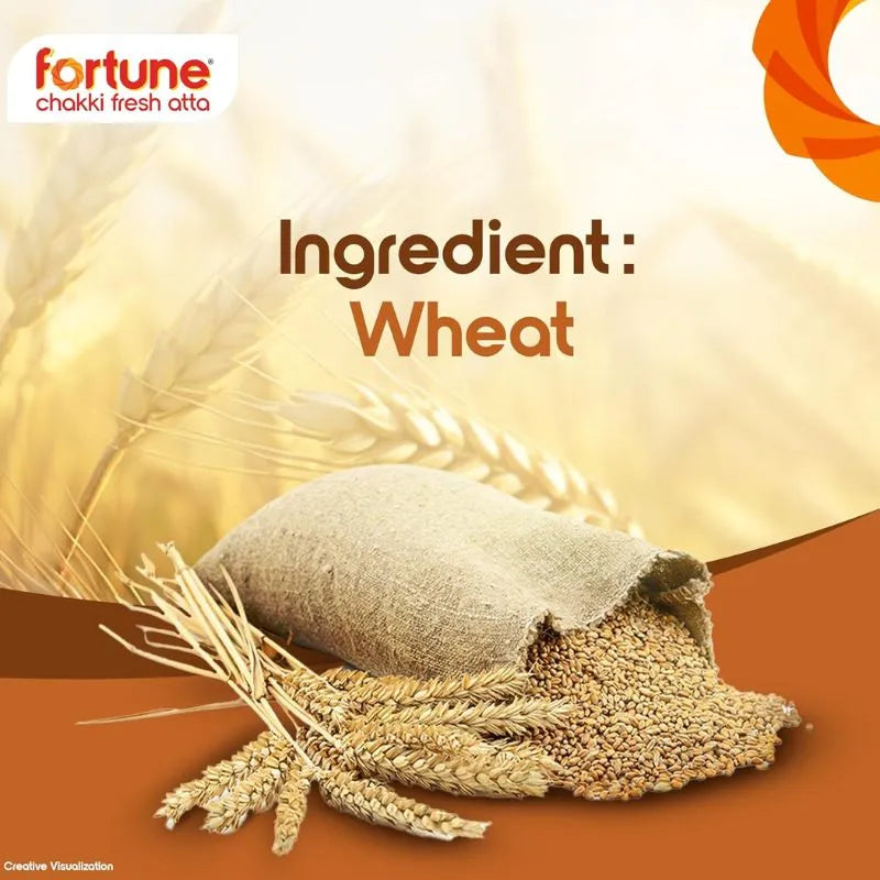 Fortune Chakki Atta / Whole Wheat Flour 5kg - Export Pack-Global Food Hub