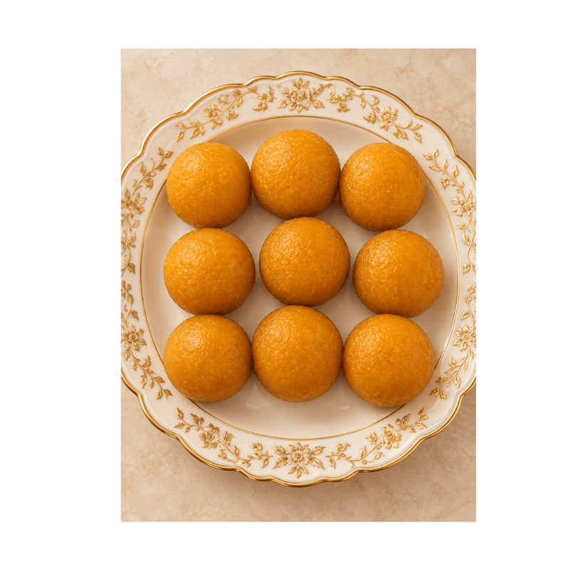 Fresh Mithai / Sweets Besan Ladoo - 400 grams-Global Food Hub