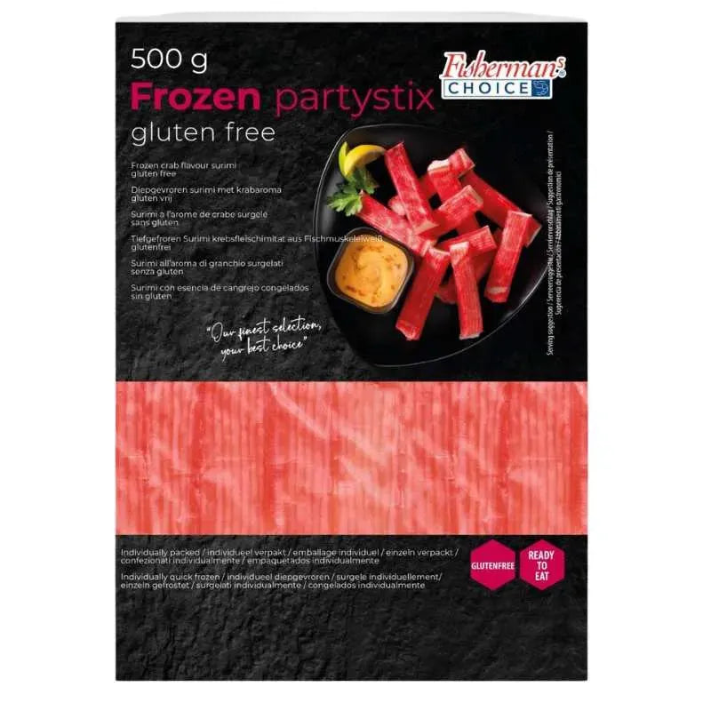 Frozen Fisherman's Choice Surimi Crab Partysticks - 500g-Global Food Hub