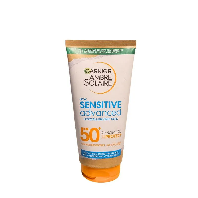 Garnier Ambre Solaire Advanced Sensitive Sun Cream SPF50 - 175ml-Global Food Hub