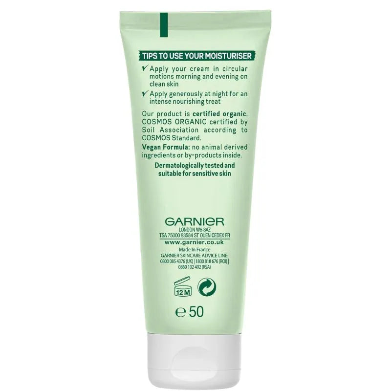 Garnier Bio Rich Argan Nourishing Moisturizer - 50ml-Global Food Hub
