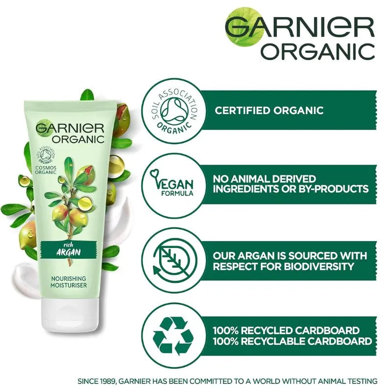 Garnier Bio Rich Argan Nourishing Moisturizer - 50ml-Global Food Hub