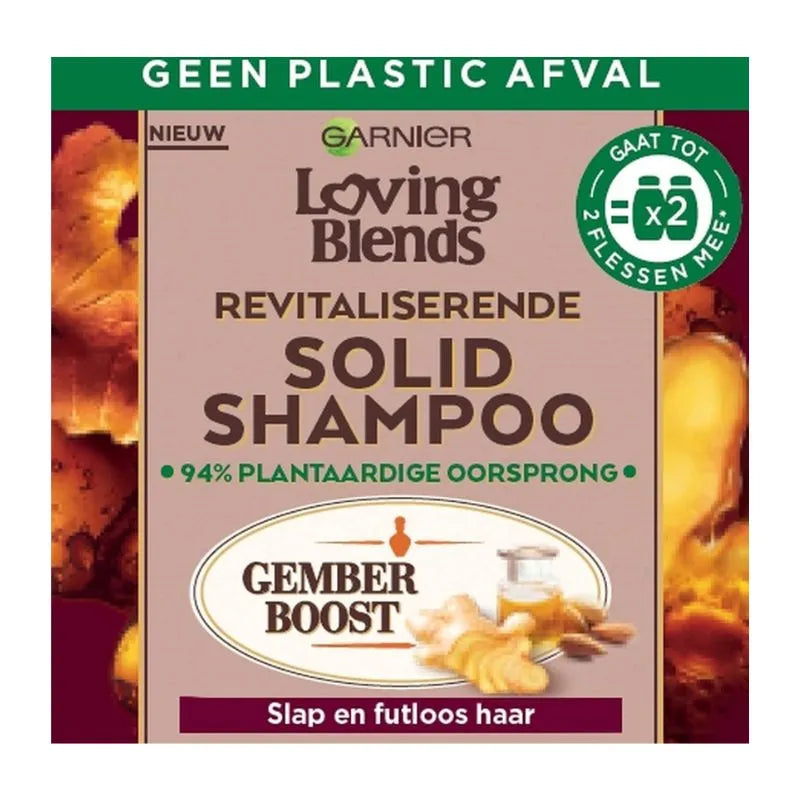 Garnier Botanic Therapy Solid Ginger Shampoo Bar - 60g-Global Food Hub