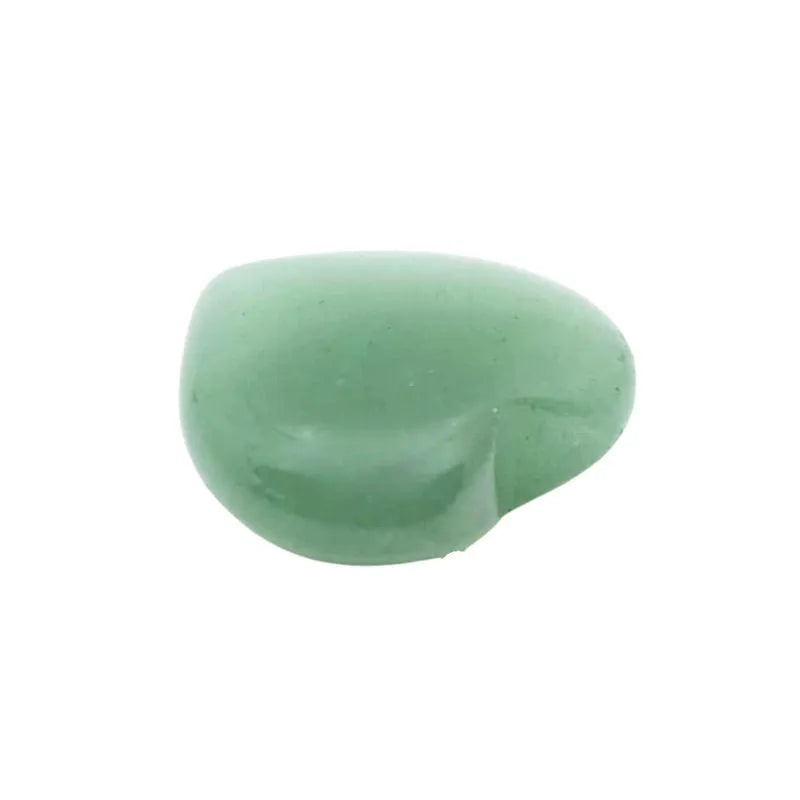 Gemstone Heart Green Aventurine (20 mm)-Global Food Hub