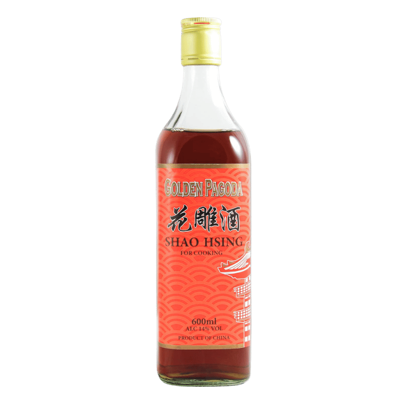 Golden Pagoda - Shao Hsing Cooking Wine 14% Alcohol - Age check Included - 600ml-Global Food Hub