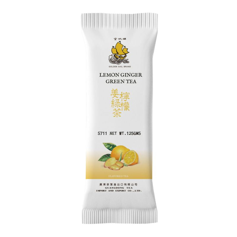 Golden Sail Lemon Ginger Green Tea - 125g-Global Food Hub