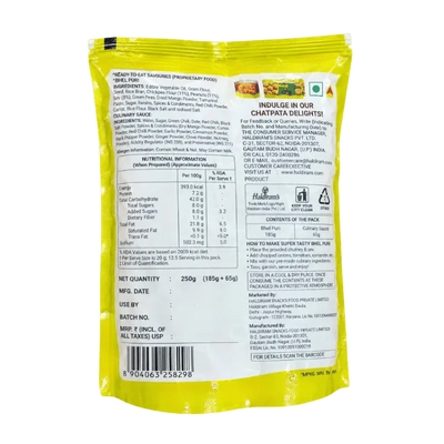 Haldiram's - Bhelpuri with Culinary Sauce 250g-Global Food Hub