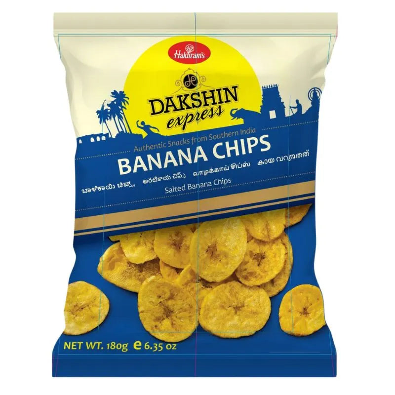Haldiram's Dakshin Express Banana Chips - 180g-Global Food Hub