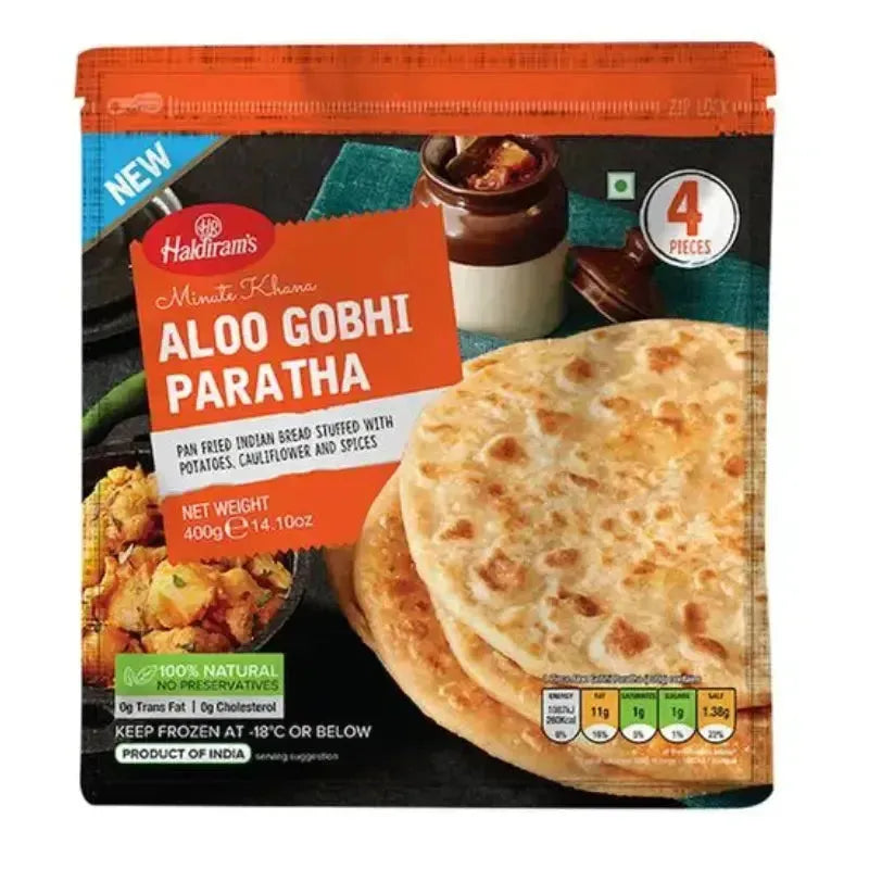 Haldiram's - Frozen Aloo Gobhi Paratha 400g-Global Food Hub