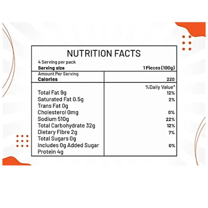 Haldiram's - Frozen Aloo Pyaz Paratha 400g-Global Food Hub