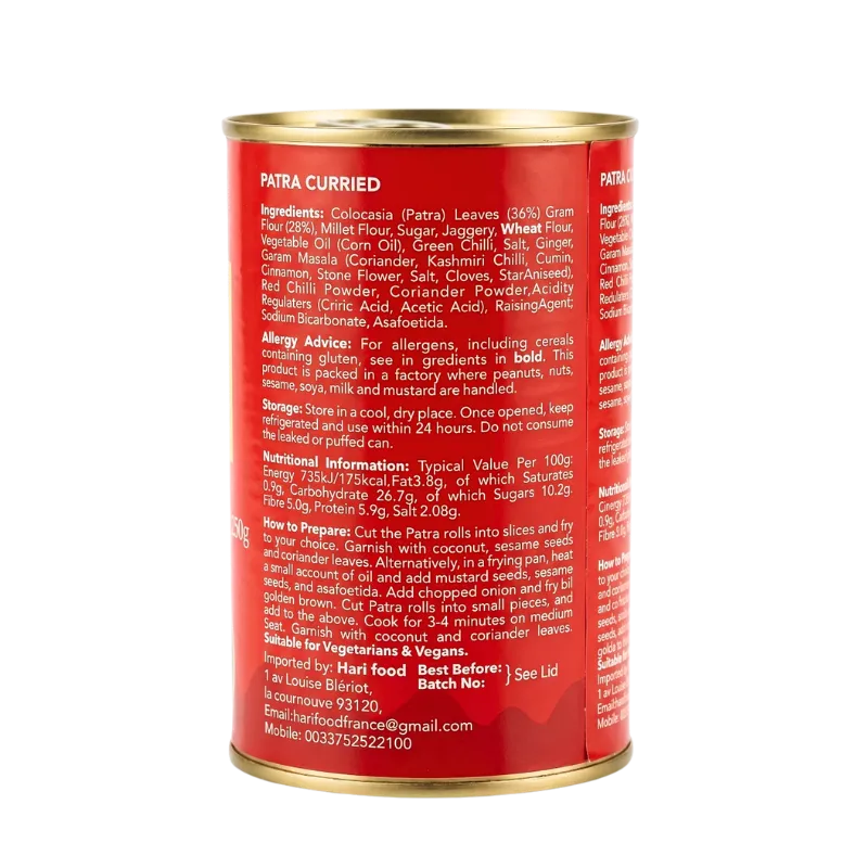 Hari Patra Curried - 350g-Global Food Hub
