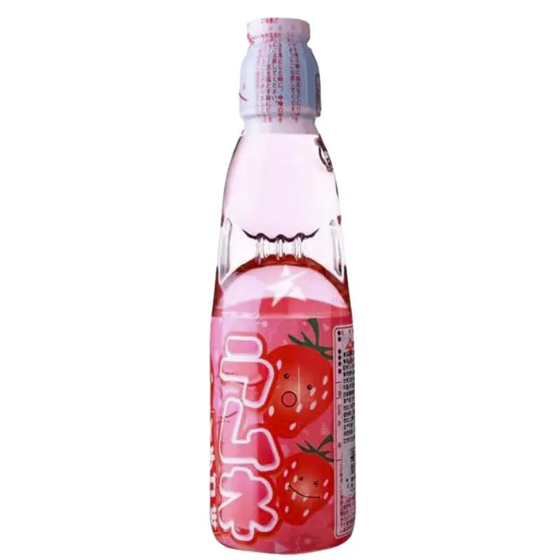 Hatakosen Ramune Strawberry - 200ml-Global Food Hub