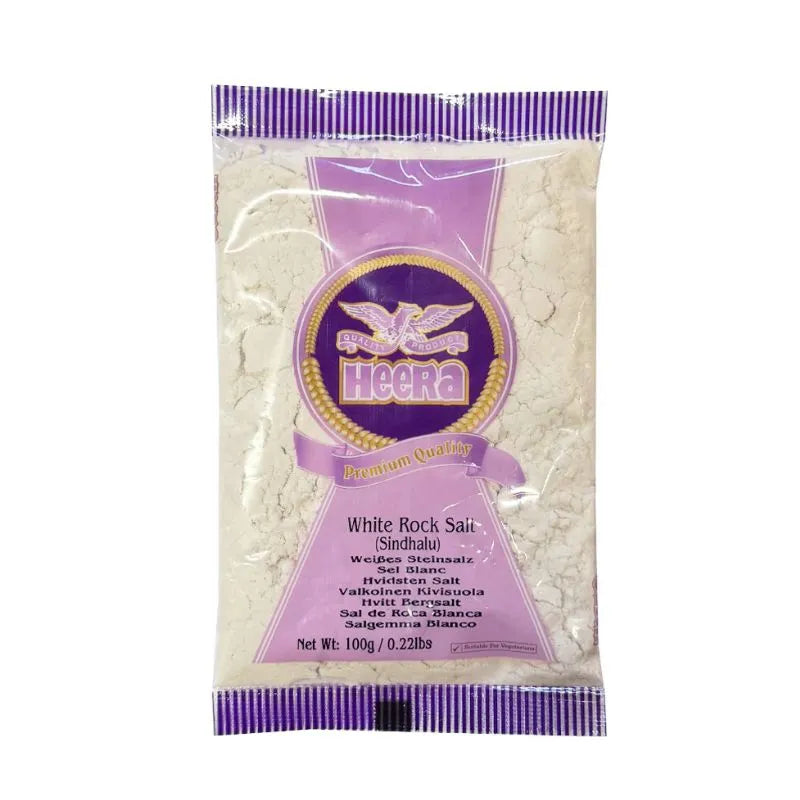 Heera White Rock Salt (Sindhalu) - 100g-Global Food Hub