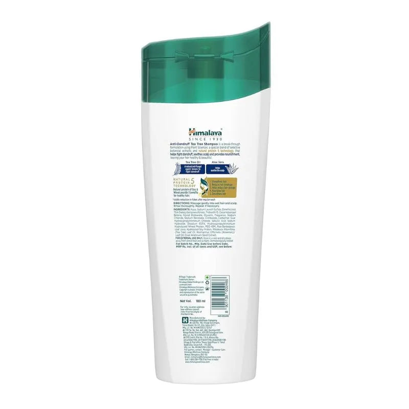Himalaya Anti Dandruff Tea Tree Shampoo - 180ml-Global Food Hub