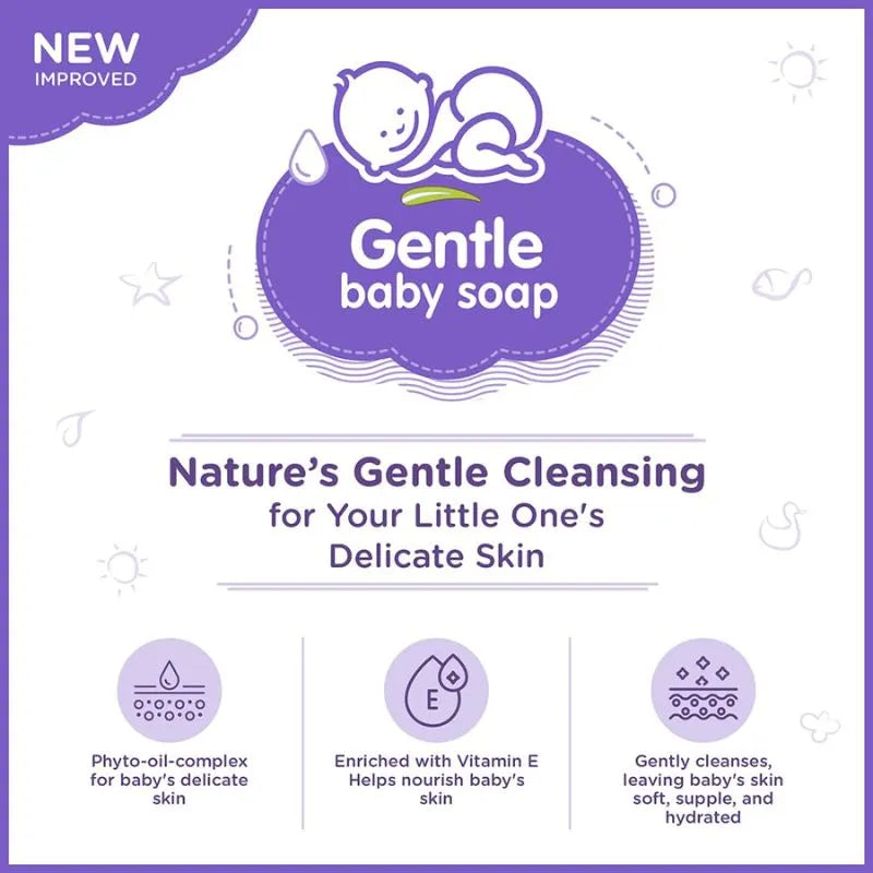 Himalaya Baby Massage Oil with Himalaya Gentle Baby Soap - 100ml-Global Food Hub
