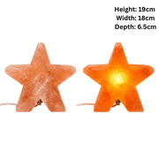 Himalaya Salt Lamp Star Shape - Pink-Global Food Hub