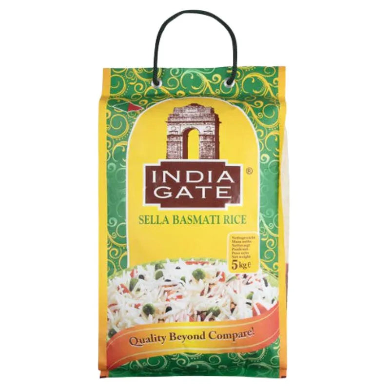 India Gate Sella Basmati Rice - 5Kg-Global Food Hub