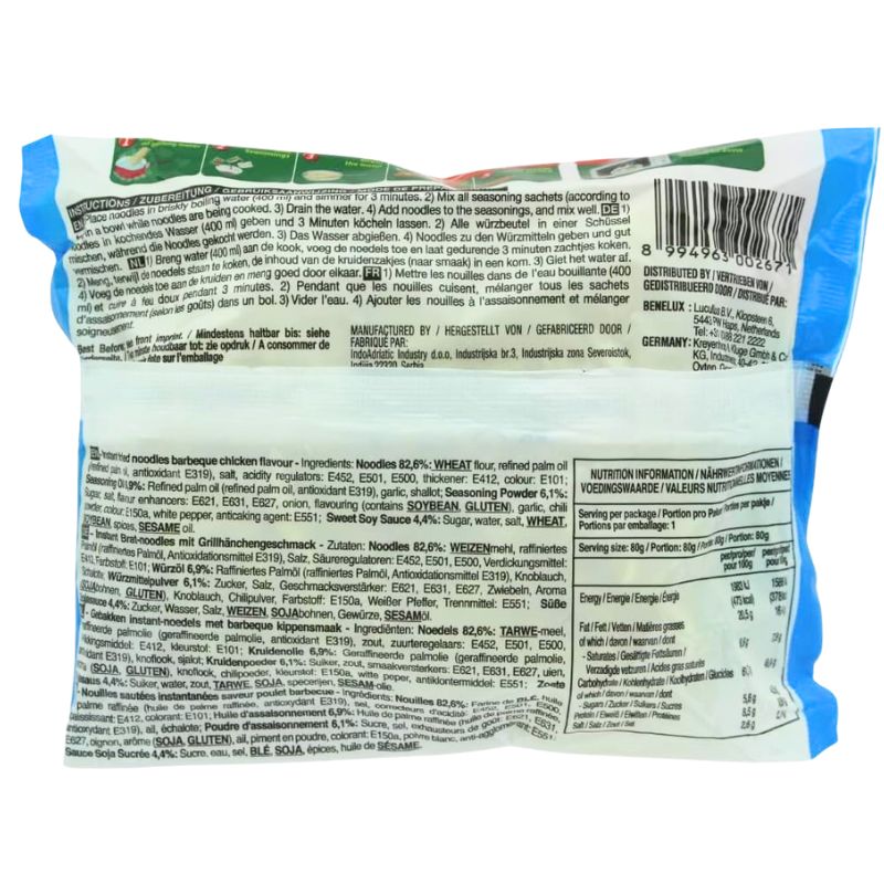Indomie Noodle BBQ Chicken - 82g-Global Food Hub