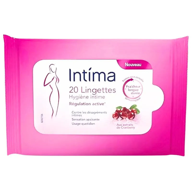 Intima Regulation Active Cleaning Wipes Pack of 20-Global Food Hub