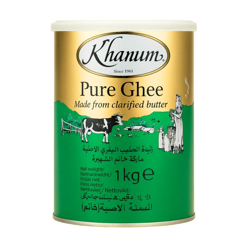 Khanum Pure Butter Ghee - 1Kg-Global Food Hub