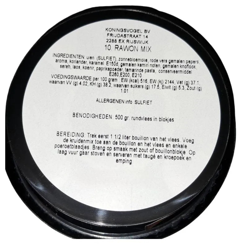 Koningsvogel Boemboe Rawon -100g-Global Food Hub