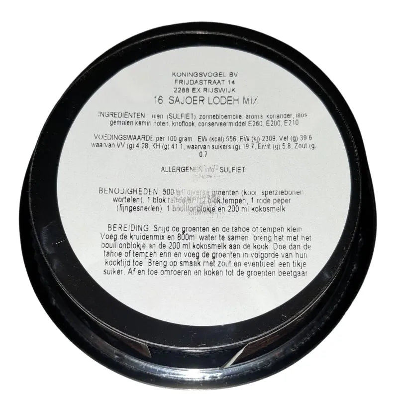 Koningsvogel Sajoer Lodeh - 100g-Global Food Hub