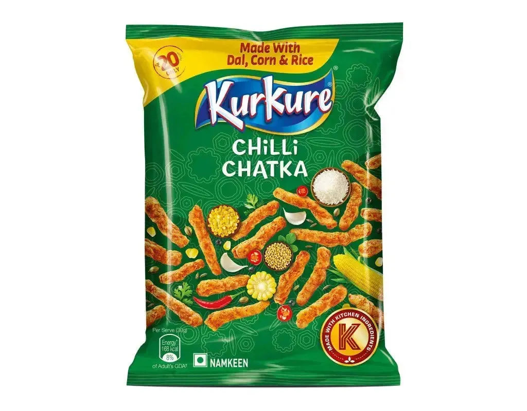 Kurkure Chilli Chatka Snack - 68g-Global Food Hub