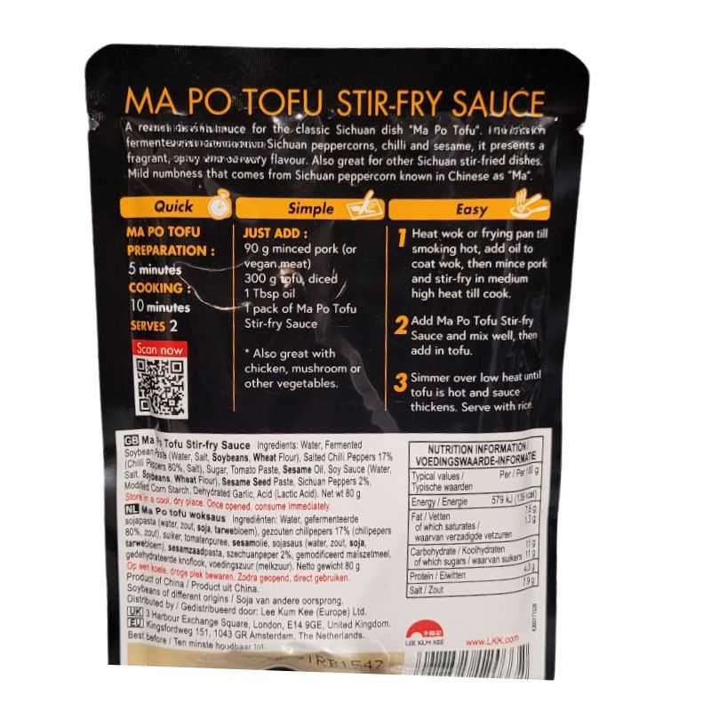 LKK - Ma Po Tofu Stir-Fry 50g-Global Food Hub