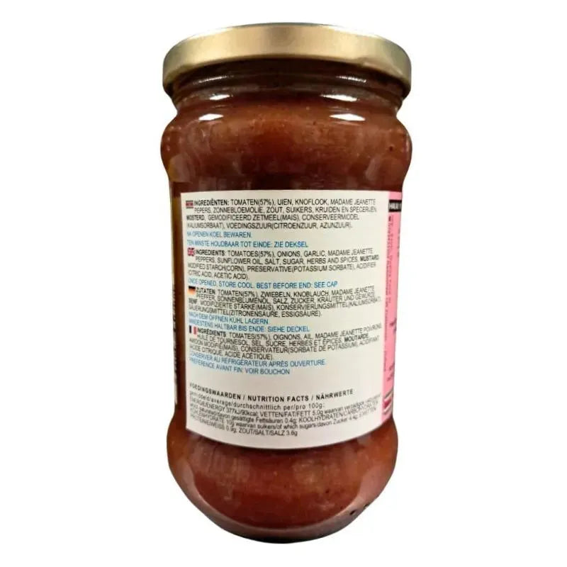 Lekker Bekkie - Roti Tomato Sambal (hot) - 290ml-Global Food Hub