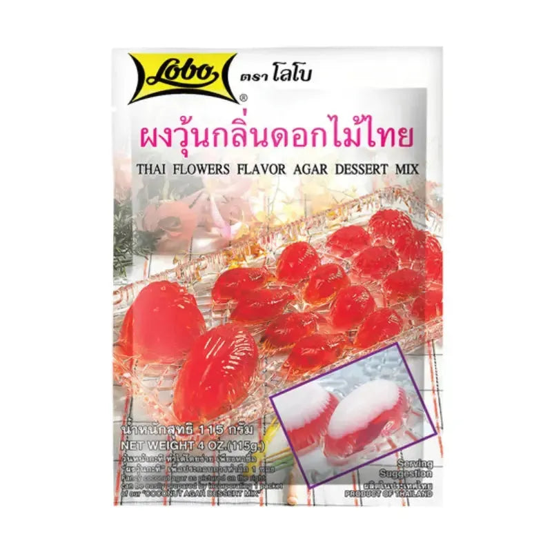 Lobo Agar Dessert Mix Thai Flowers Flavour - 115g-Global Food Hub