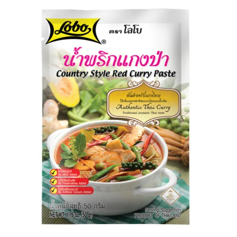Lobo Country Style Red Curry Paste - 50g-Global Food Hub