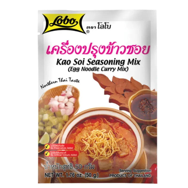 Lobo Kao Soi Seasoning Mix - 50g-Global Food Hub