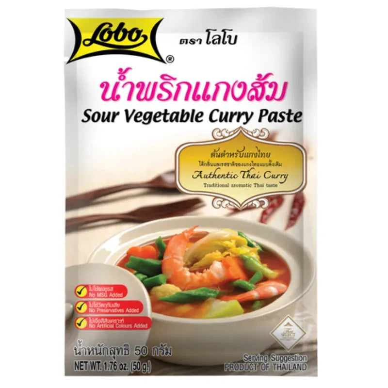 Lobo Sour Vegetable Curry Paste - 50g-Global Food Hub