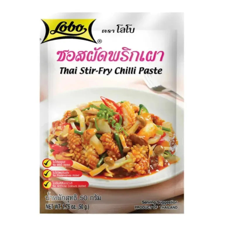 Lobo Thai Stir-Fry Chilli Paste - 50g-Global Food Hub