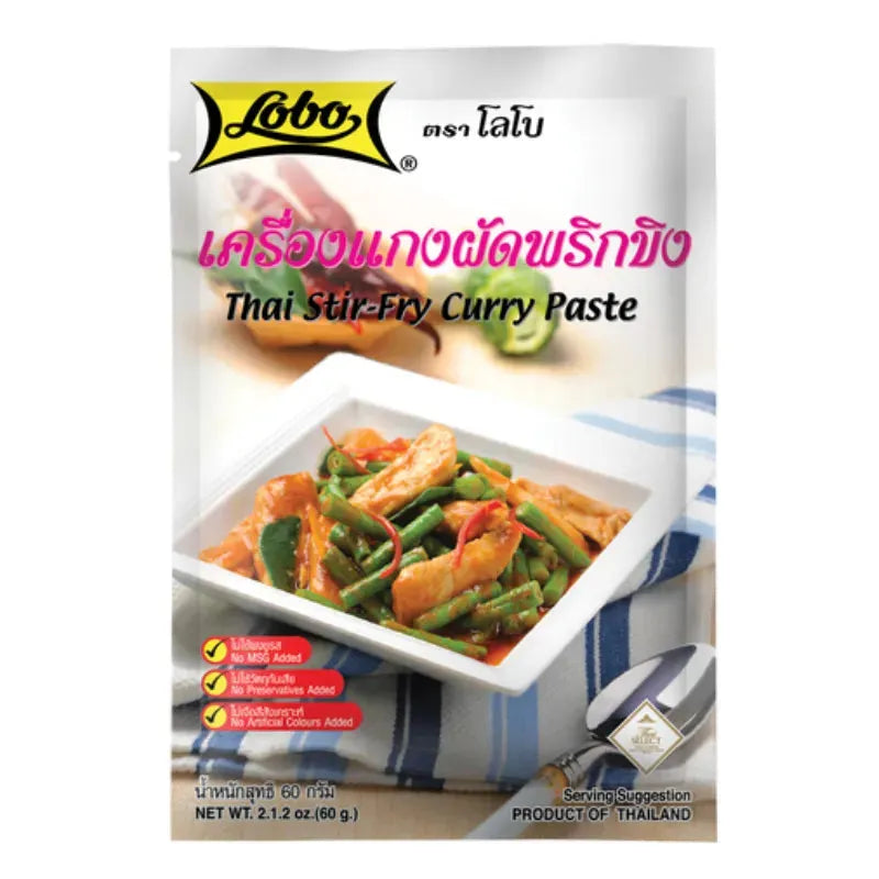 Lobo Thai Stir-Fry Curry Paste - 60g-Global Food Hub