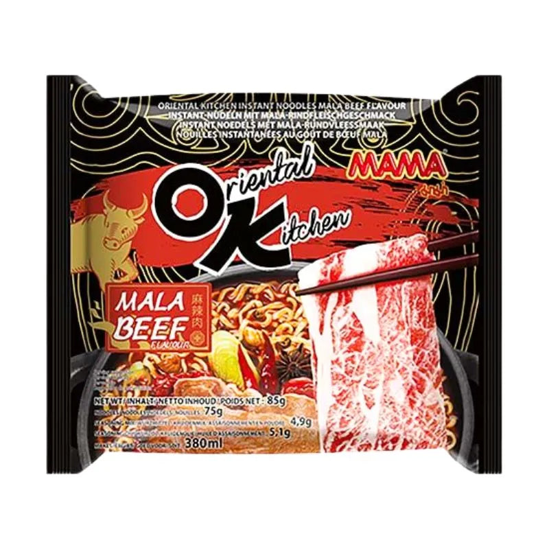 ♡Ma-mama♡即購入OK！！ MAMA OK Instant Noodles Mala Beef - 85g Online in Europe at