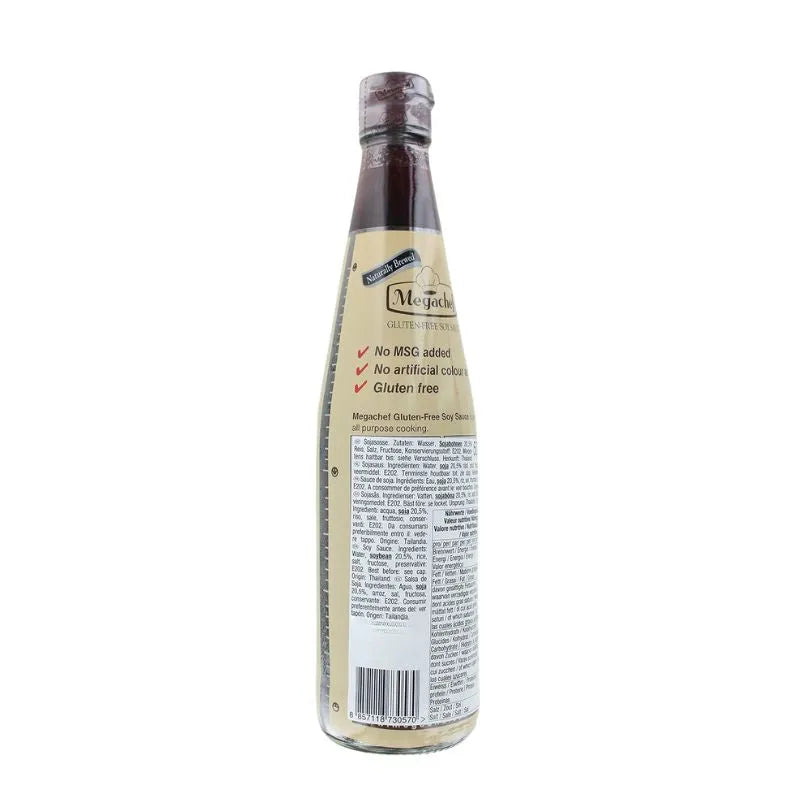 Megachef Soy Sauce Gluten Free - 500ml-Global Food Hub