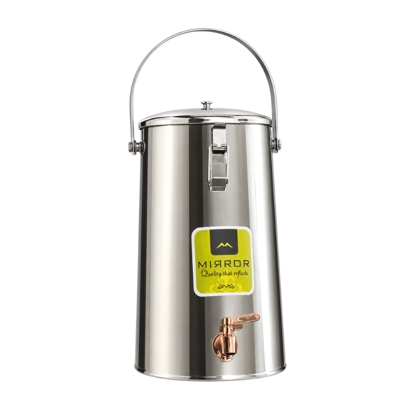 Mirror Stainless Steel Conical Water Tank 15l-Global Food Hub