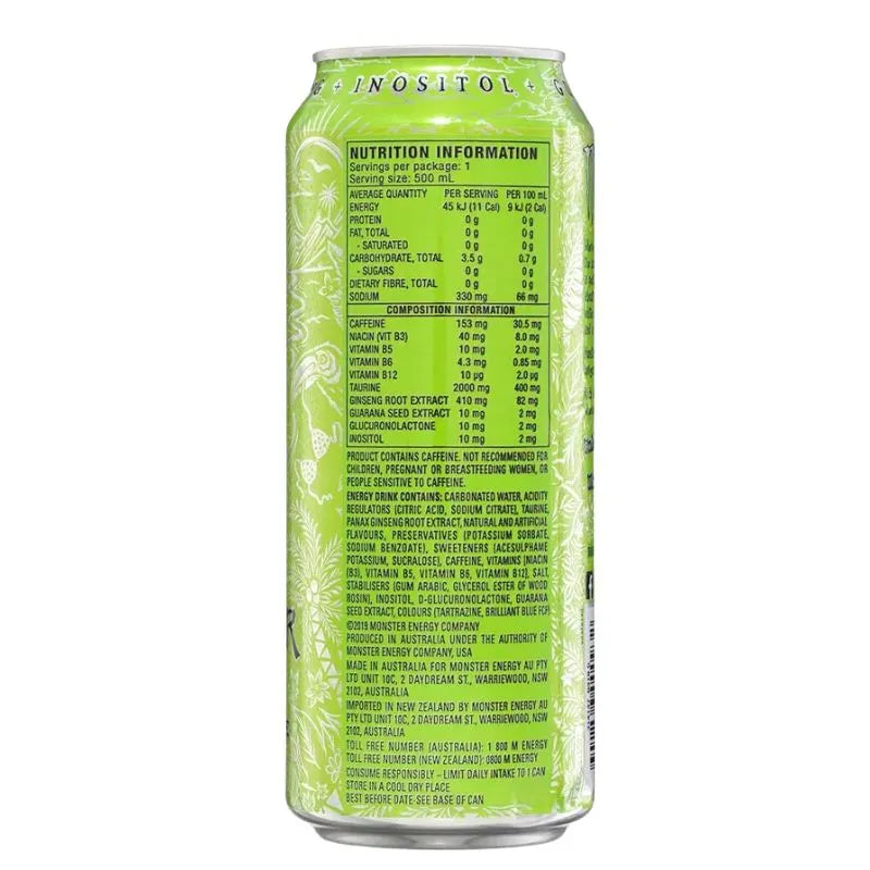 Monster Energy Drink- Ultra Paradise Zero Sugar 500ml-Global Food Hub