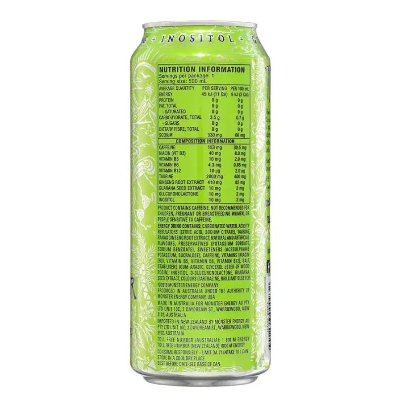 Monster Energy Drink- Ultra Paradise Zero Sugar 500ml-Global Food Hub